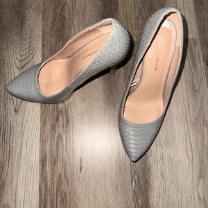 BCBGeneration Textured Gray Heels